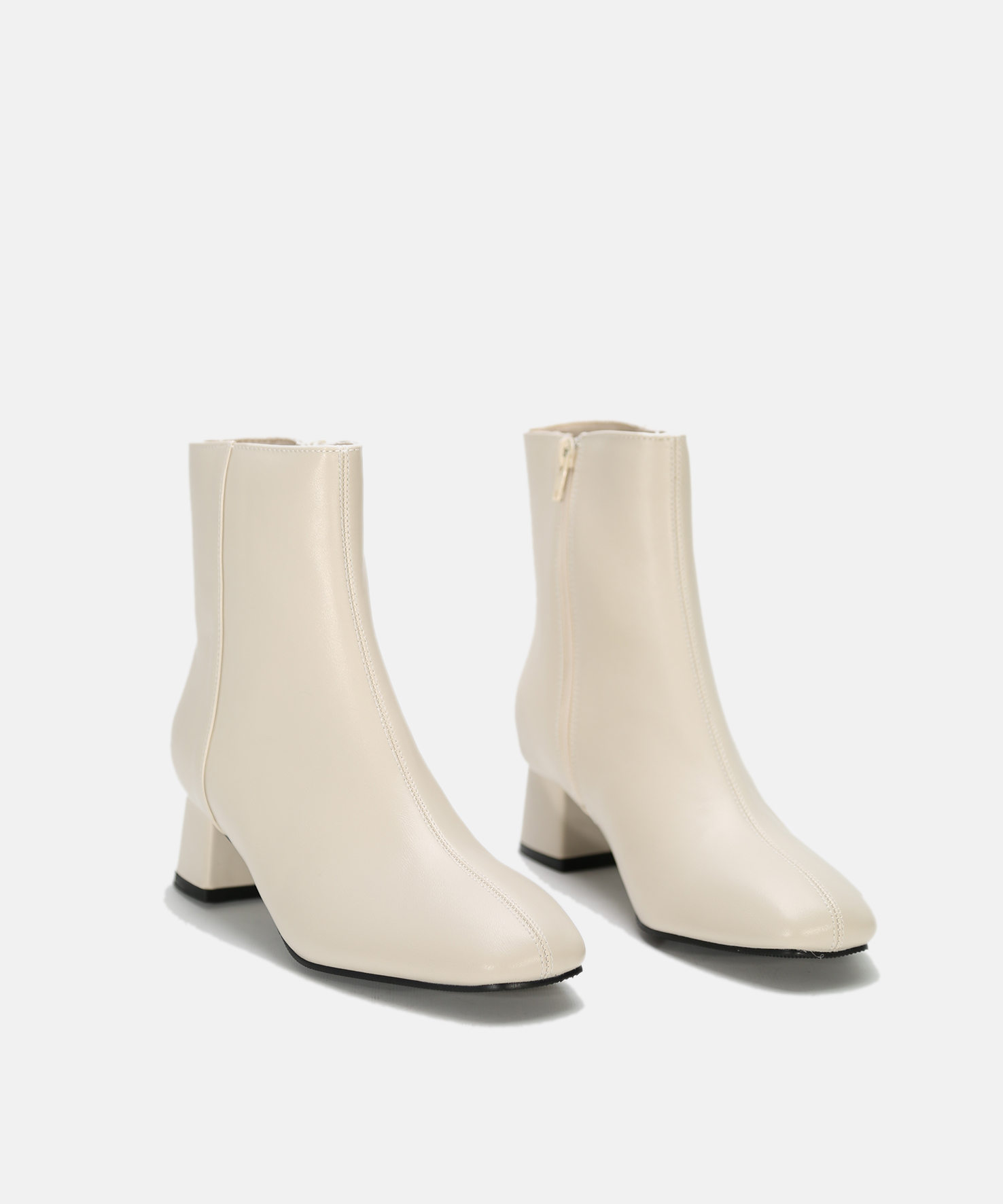 Botines punta cuadrada